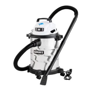 Hart Aspiradora En Seco/húmedo De Acero Inoxidable 6 Gal 5hp