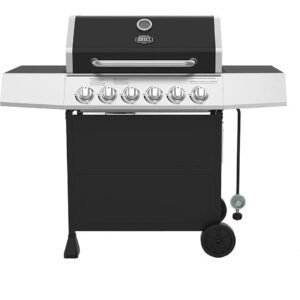 Asador Parrilla De Gas 6 Quemadores 696 Pulgadas De Área